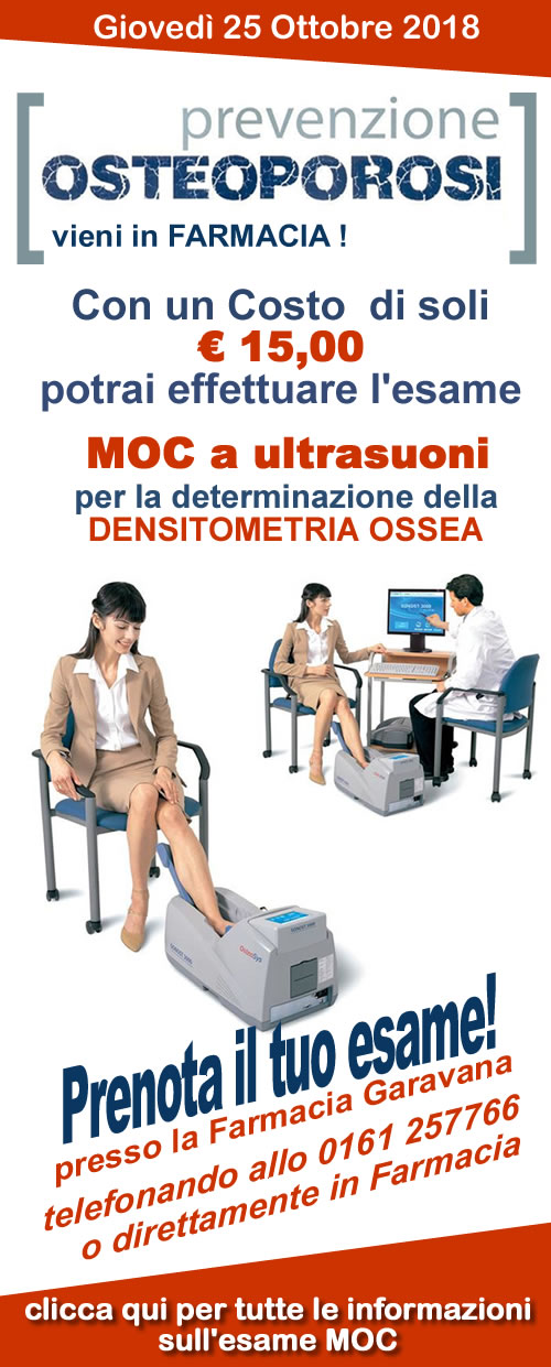 Esame MOC - prevenzione osteoporosi